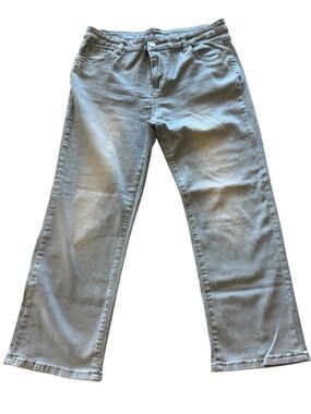 Light Wash Straight Leg Jeans XL